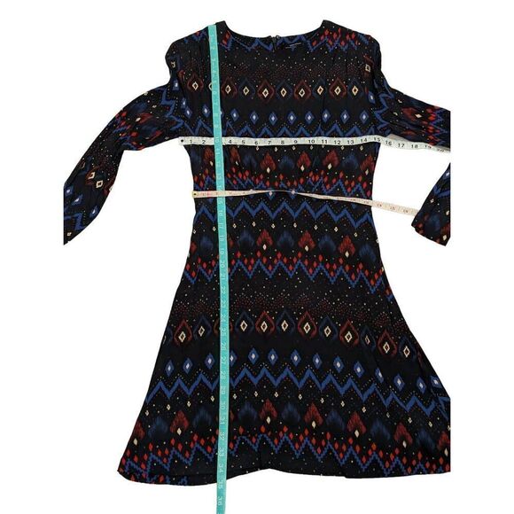 & other stories geometric long sleeve dress size 4 - Picture 5 of 5